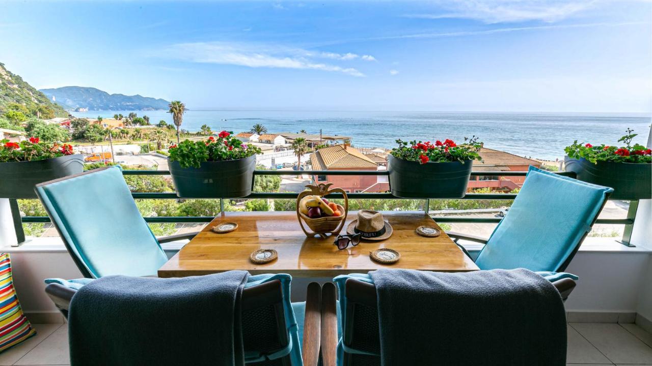 Seablue 137 Corfu Glyfada Apartment Bagian luar foto